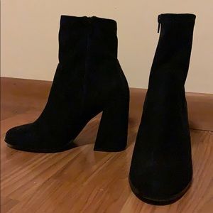 ASOS SUEDE BOOTIE
